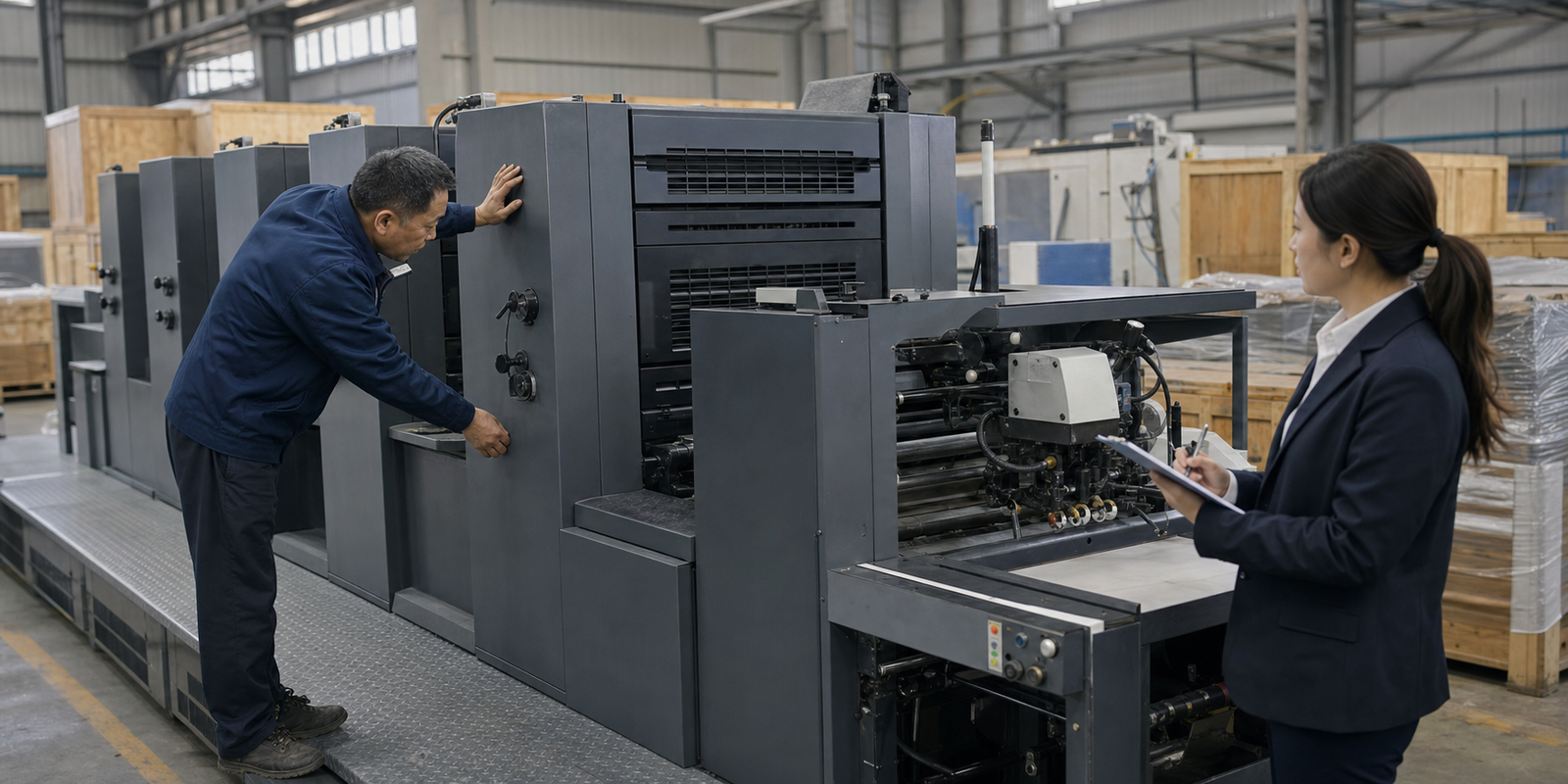 Used printing machinery sales, inspection and export support