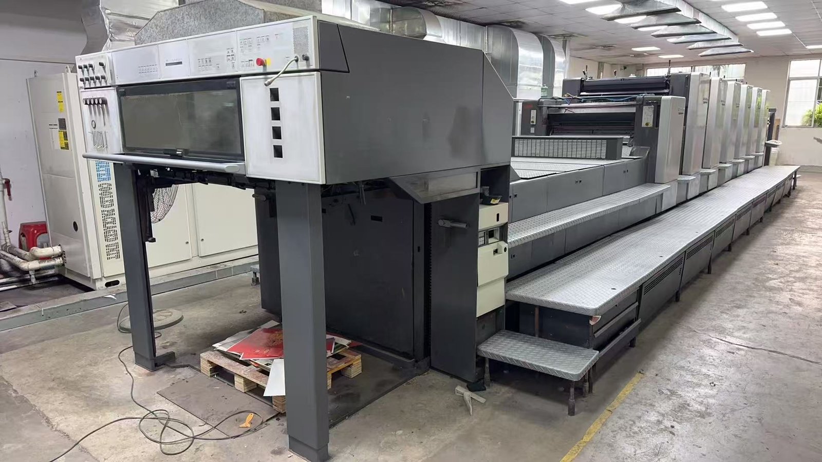 2001 Heidelberg CD102-6+L with UV used printing machine