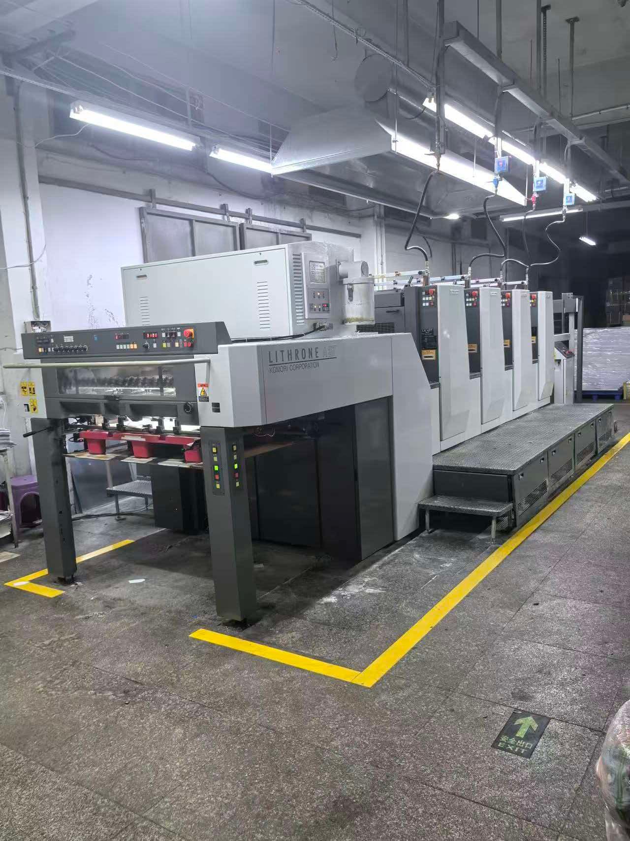 2019 Komori LA-437 used printing machine
