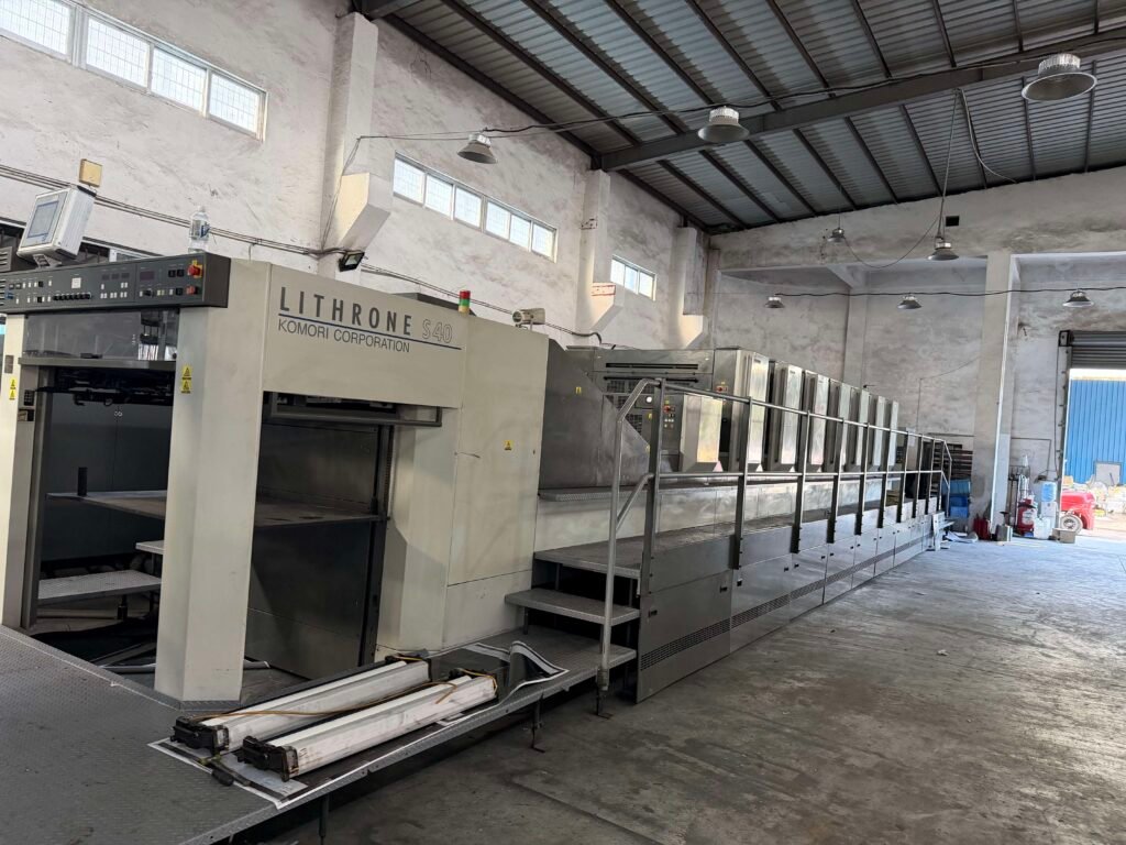 2007 Komori LS740+C with UV used printing machine